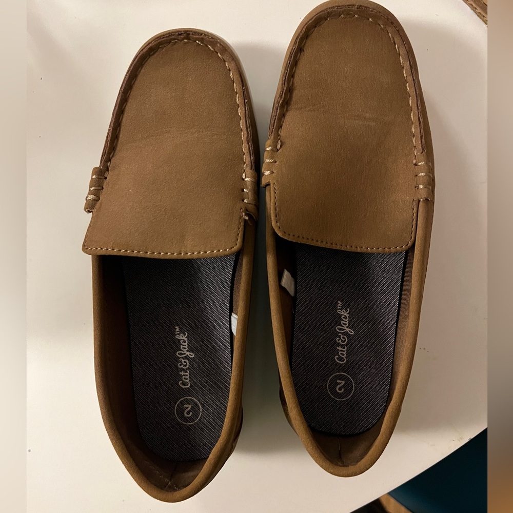 Gently Used Boys size 2 Loafers